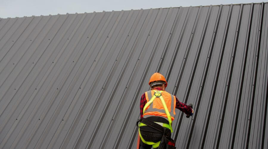 Professional metal roof installation services in Gould, OK